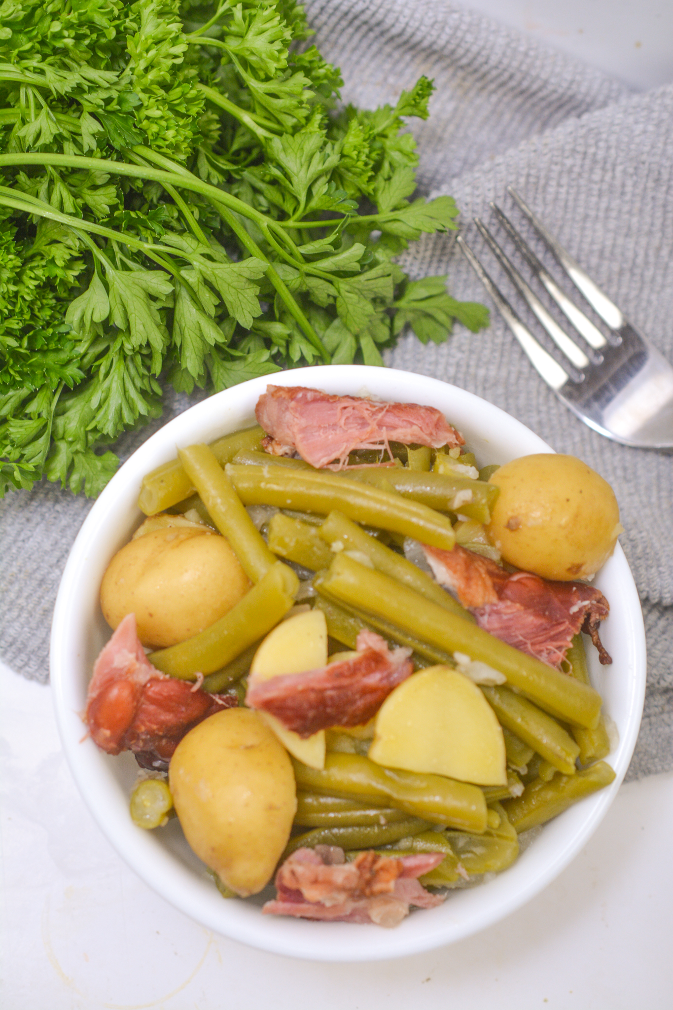 Southern Style Green Beans and Potatoes