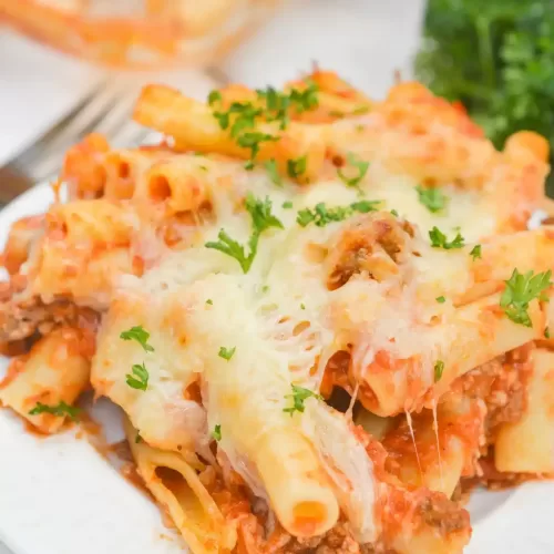 Baked Ziti With Meat Sauce