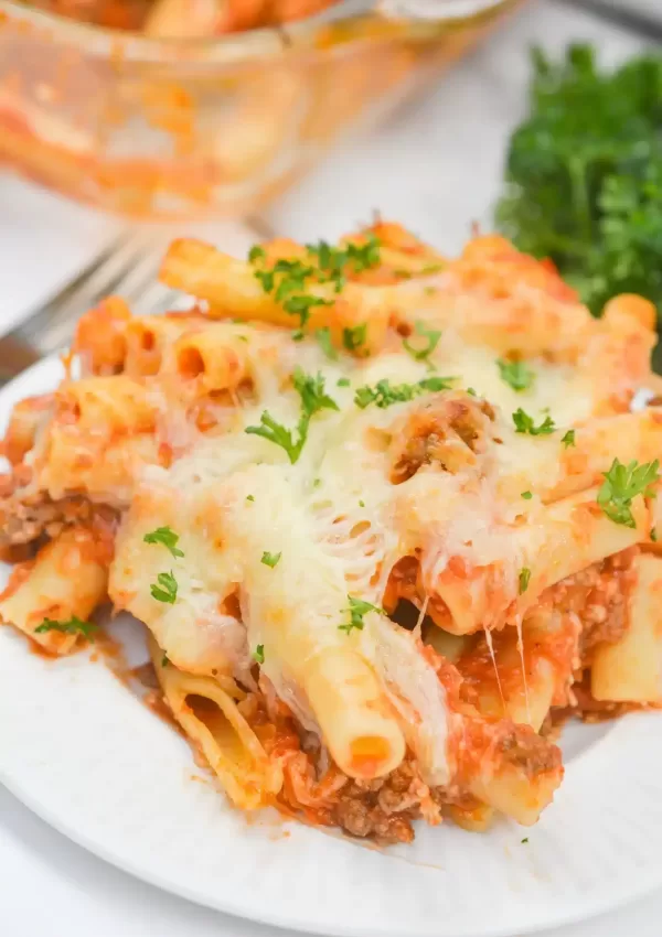 Baked Ziti With Meat Sauce