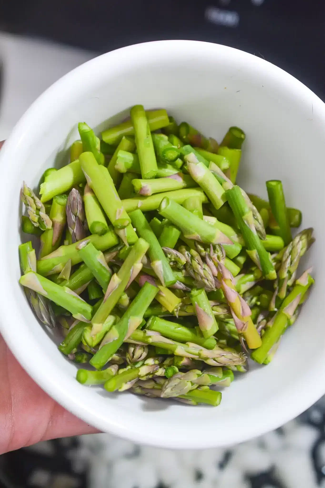 Creamy Pasta with Asparagus and Bacon