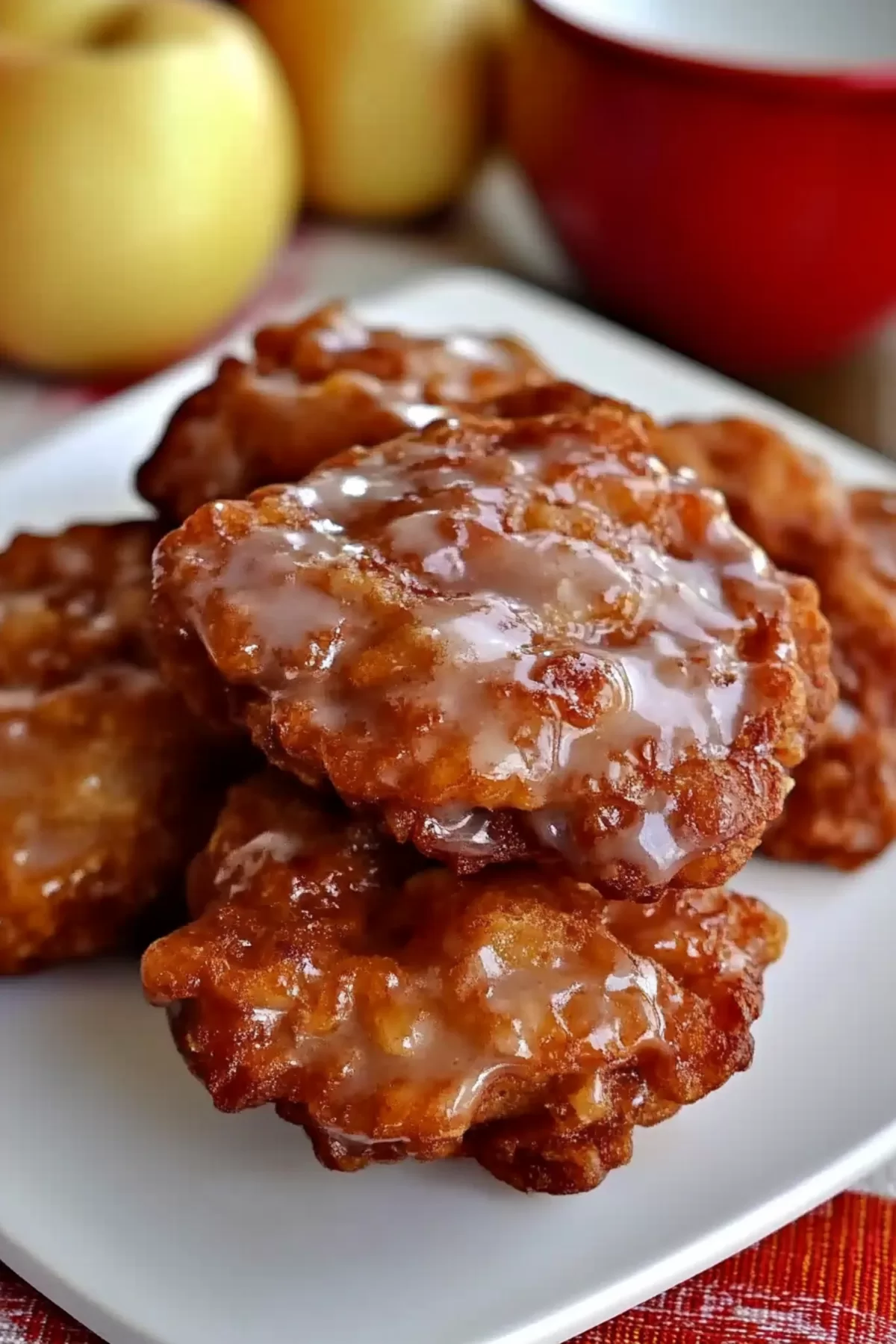 A plate of freshly fried pastries, perfect for a sweet treat or snack.