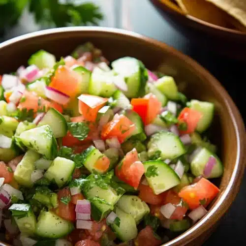 Crunchy Salsa with Fresh Cucumbers