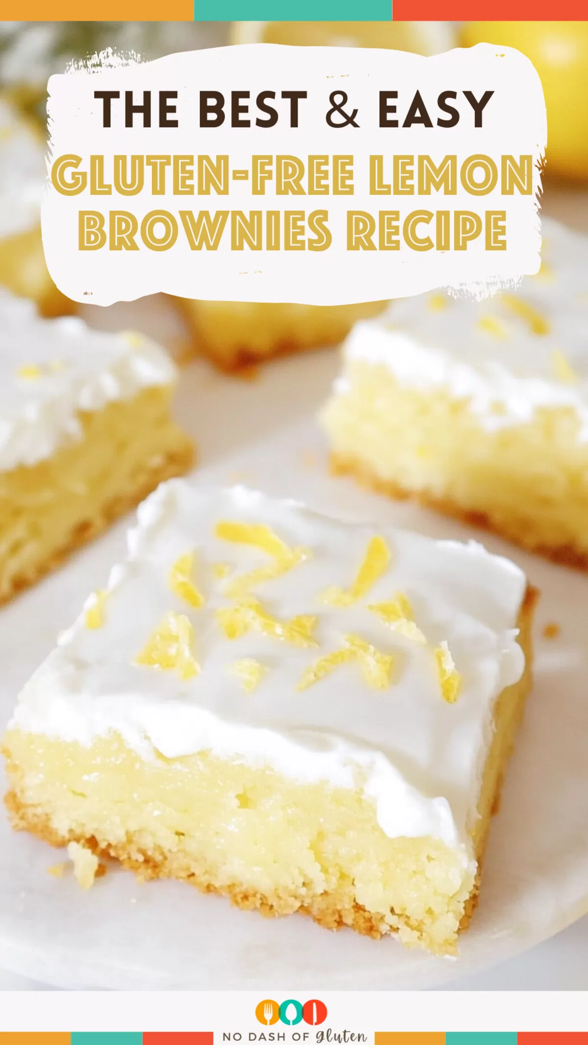 Gluten-Free Lemon Brownies Recipe