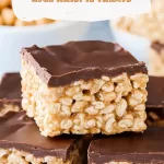 Heavenly Peanut Butter Rice Krispie Treats