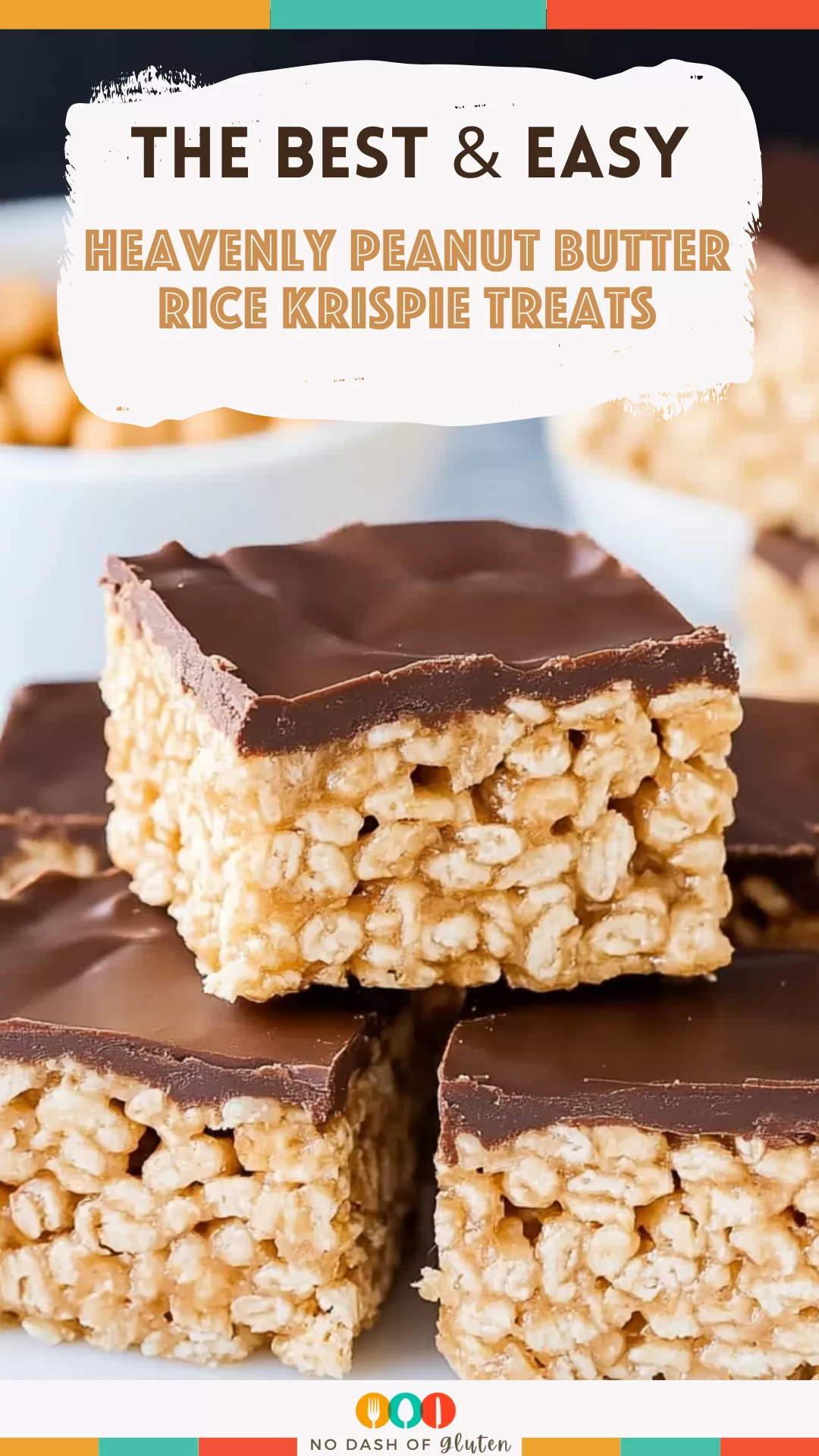 Heavenly Peanut Butter Rice Krispie Treats