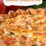 Homemade Bacon Onion Tomato Pie