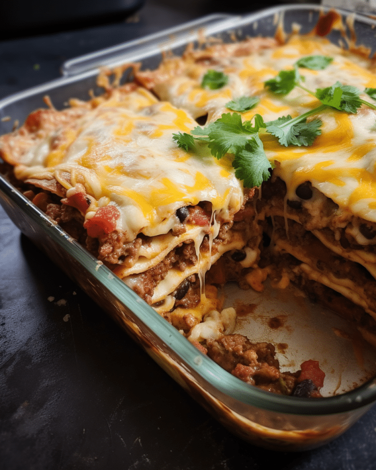 Mexican Taco Lasagna