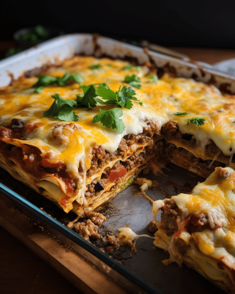 Mexican Taco Lasagna