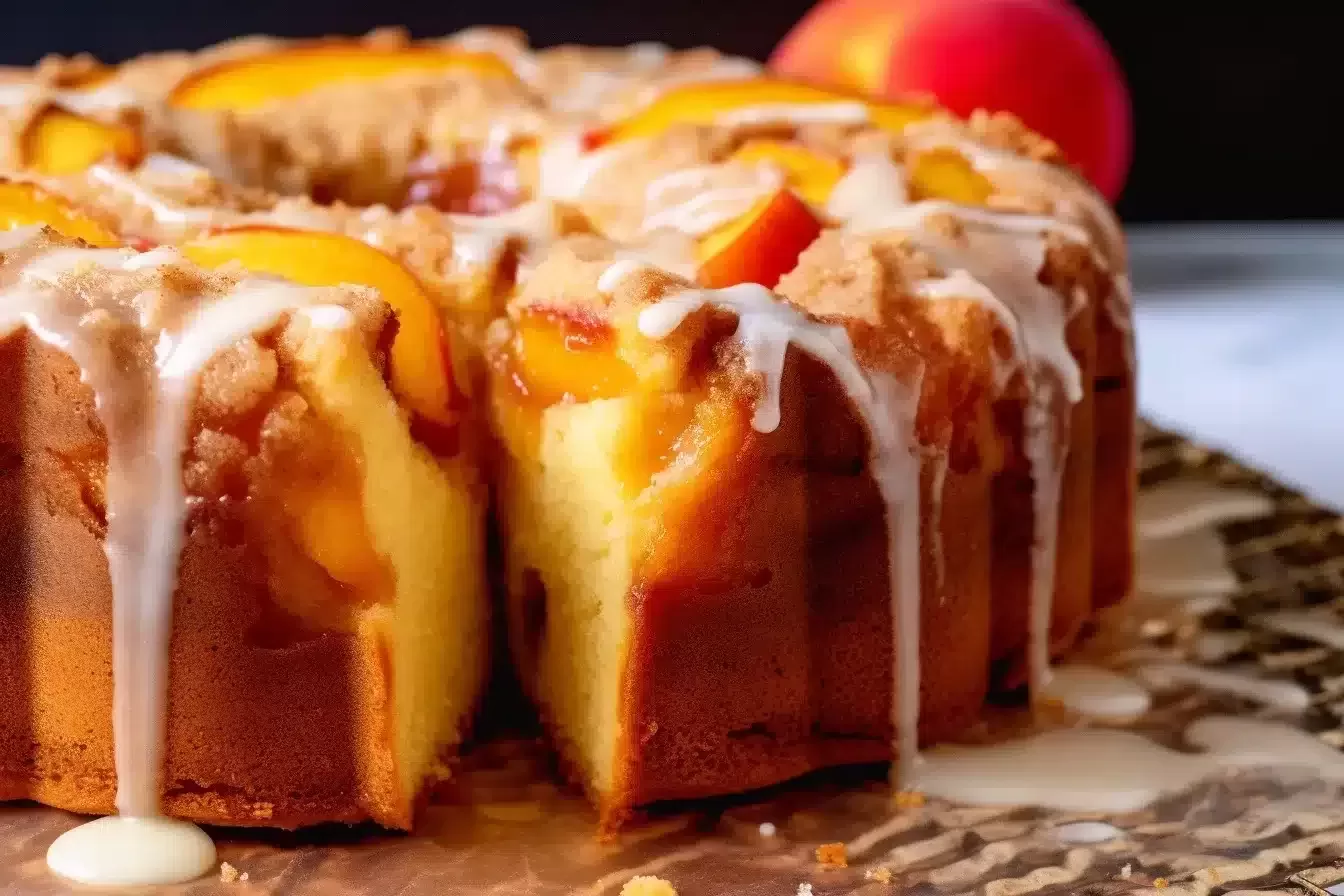 Peach Cobbler Pound Cake