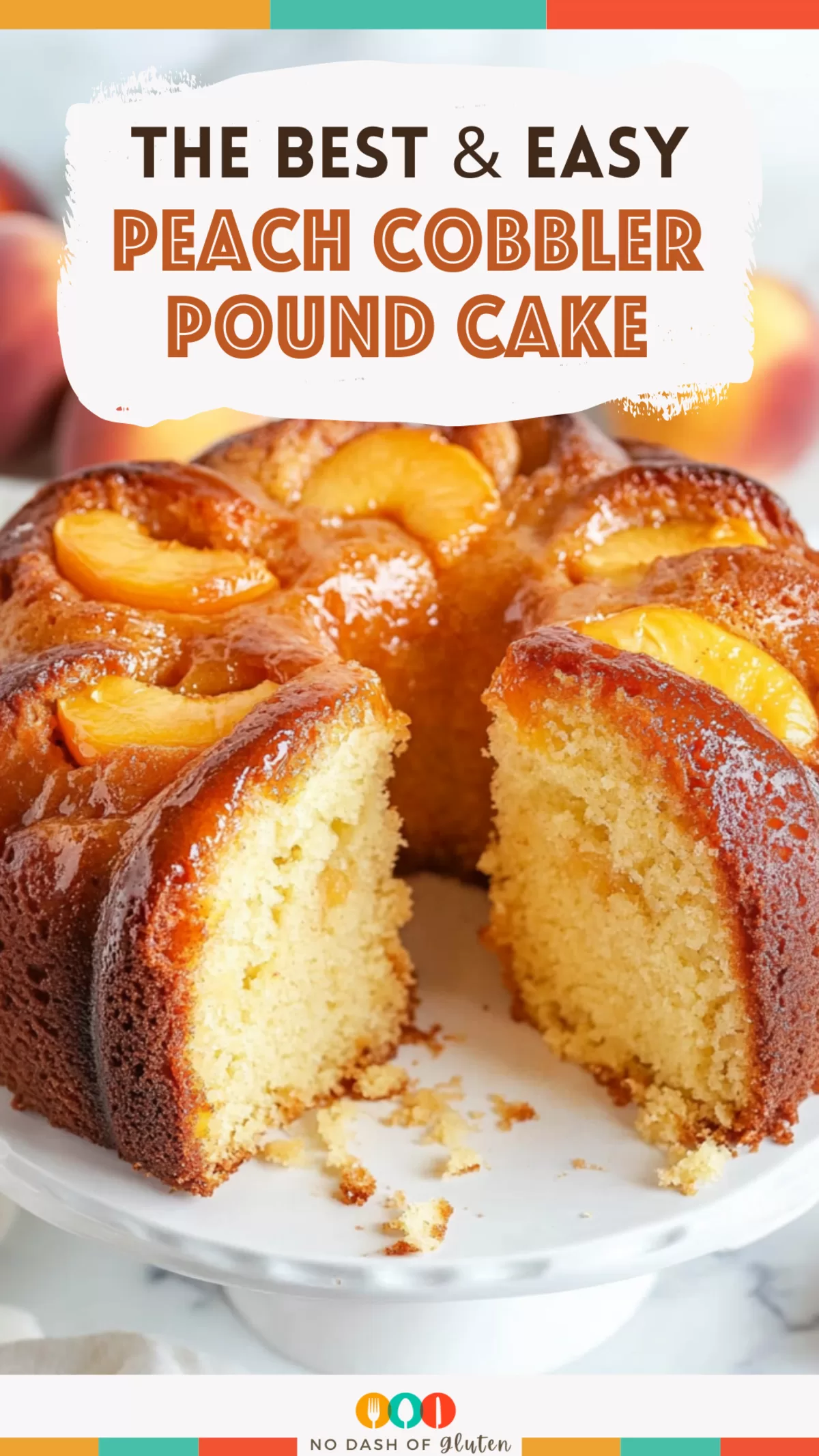 Peach Cobbler Pound Cake