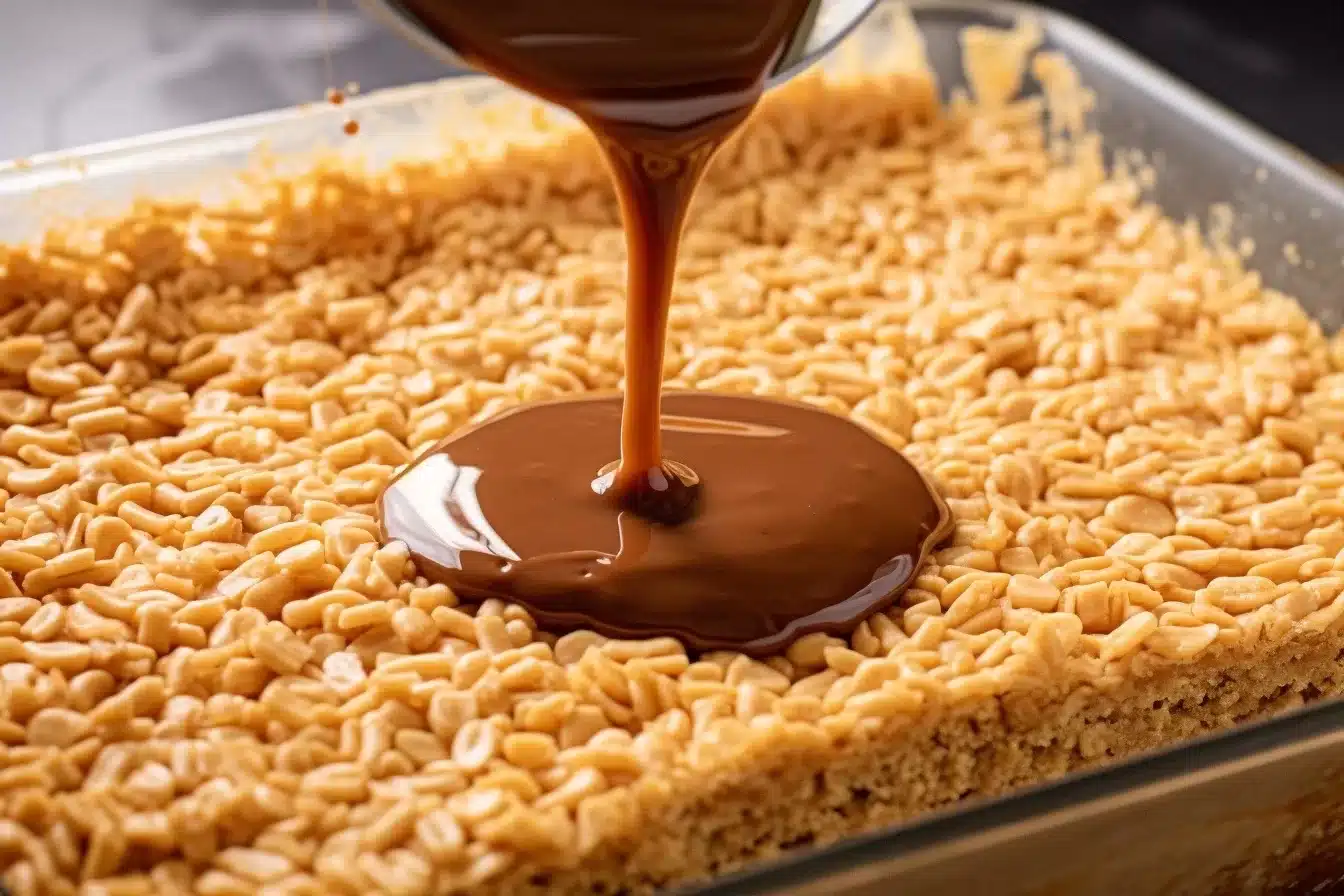 Peanut Butter Rice Krispies Treats 8