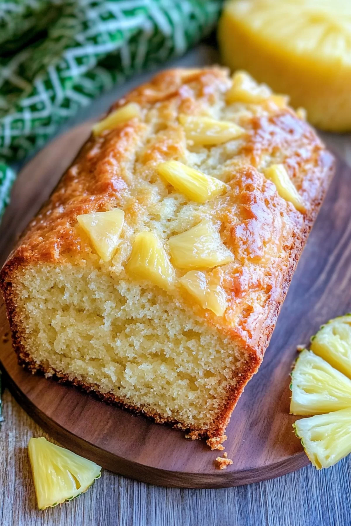 Golden muffins bursting with juicy blueberries, topped with a light lemon glaze.