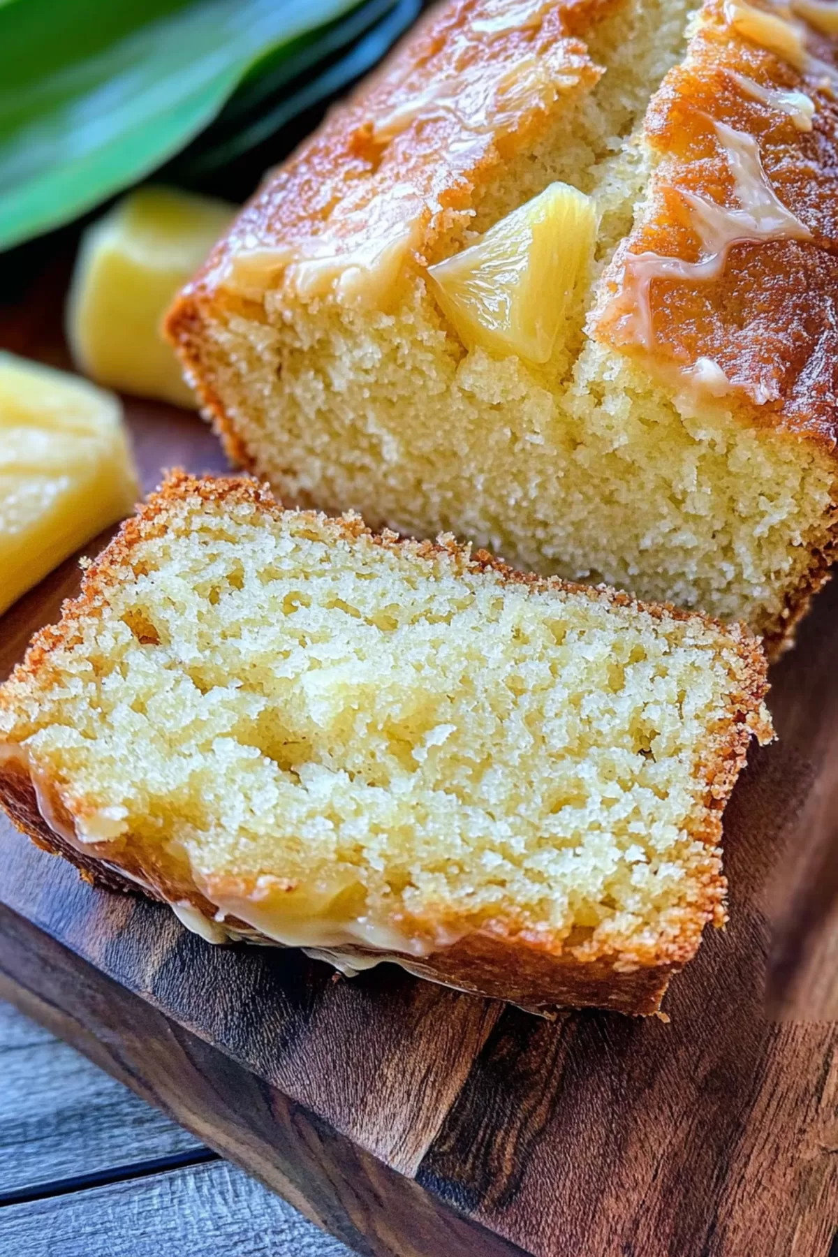 A warm loaf with a hint of lemon zest, perfect for breakfast or a snack.