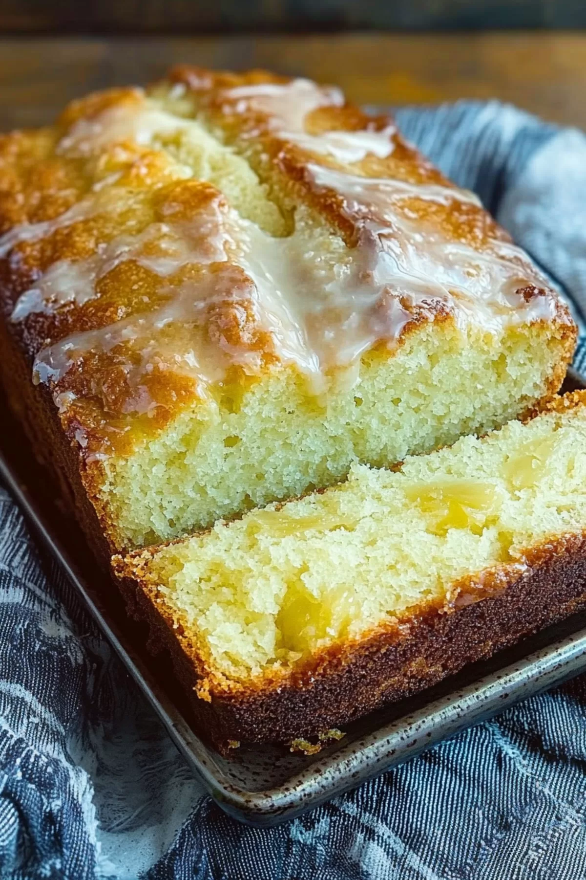 A warm loaf with a rich, fruity aroma, perfect for breakfast or dessert.