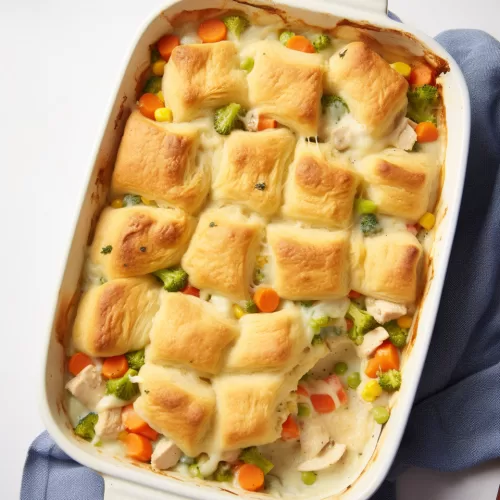 Bubble Up Chicken Pot Pie Casserole