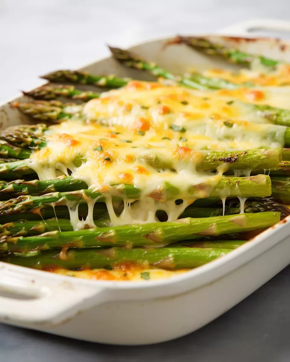 Cheesy Baked Asparagus