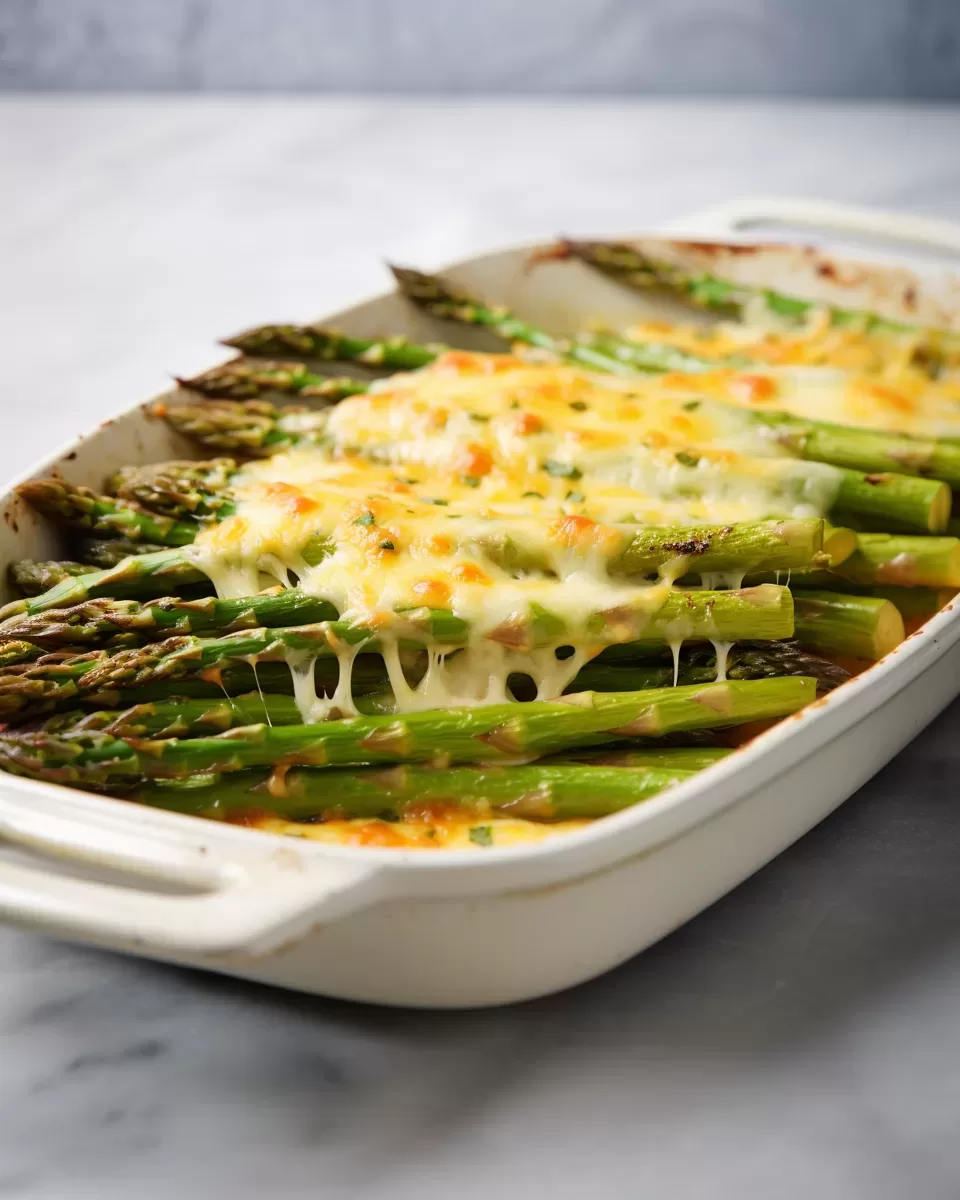 Cheesy Baked Asparagus