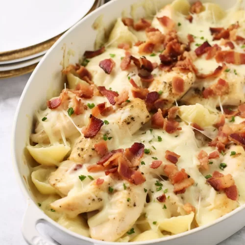 Chicken Ranch and Bacon Casserole