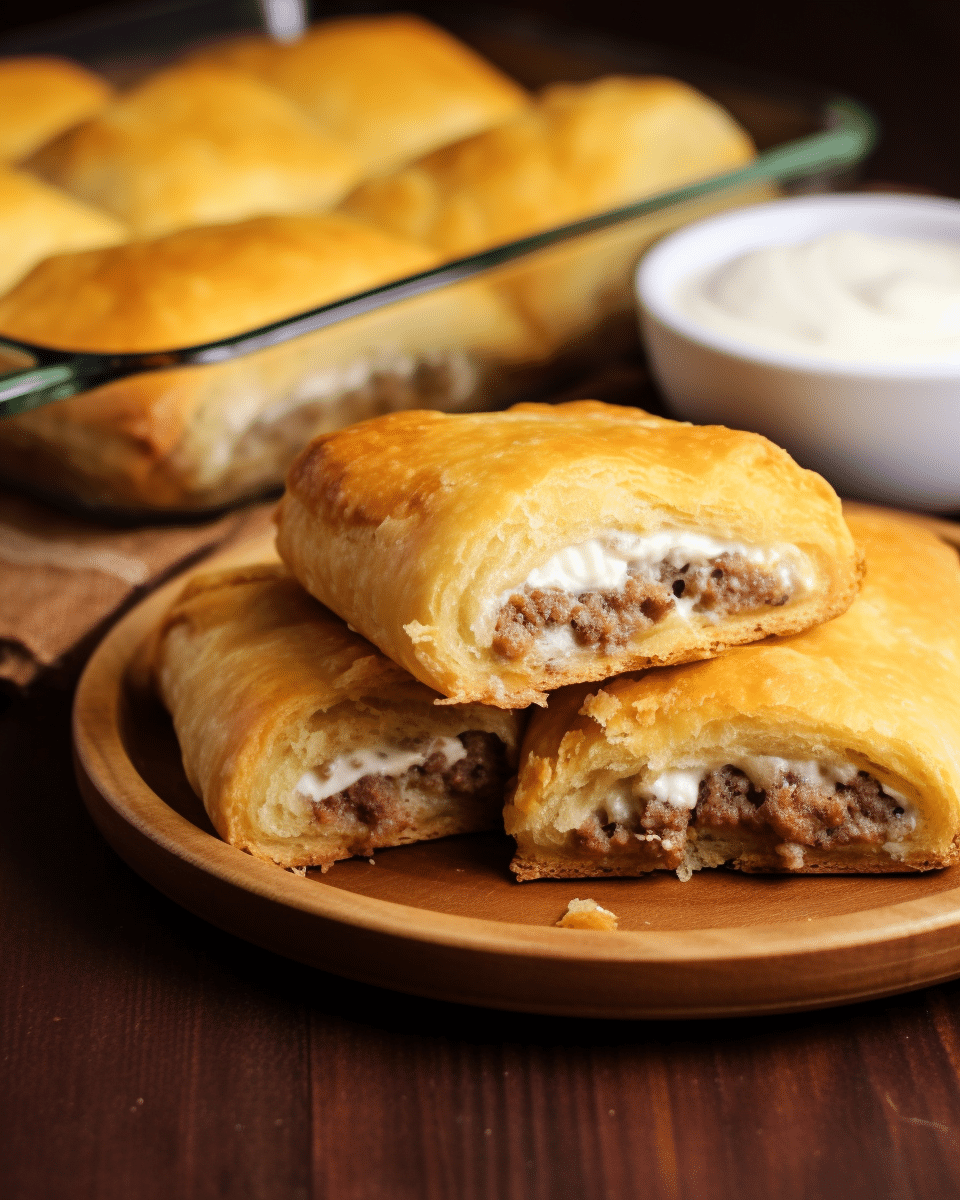 Crescents with Cream Cheese Sausage