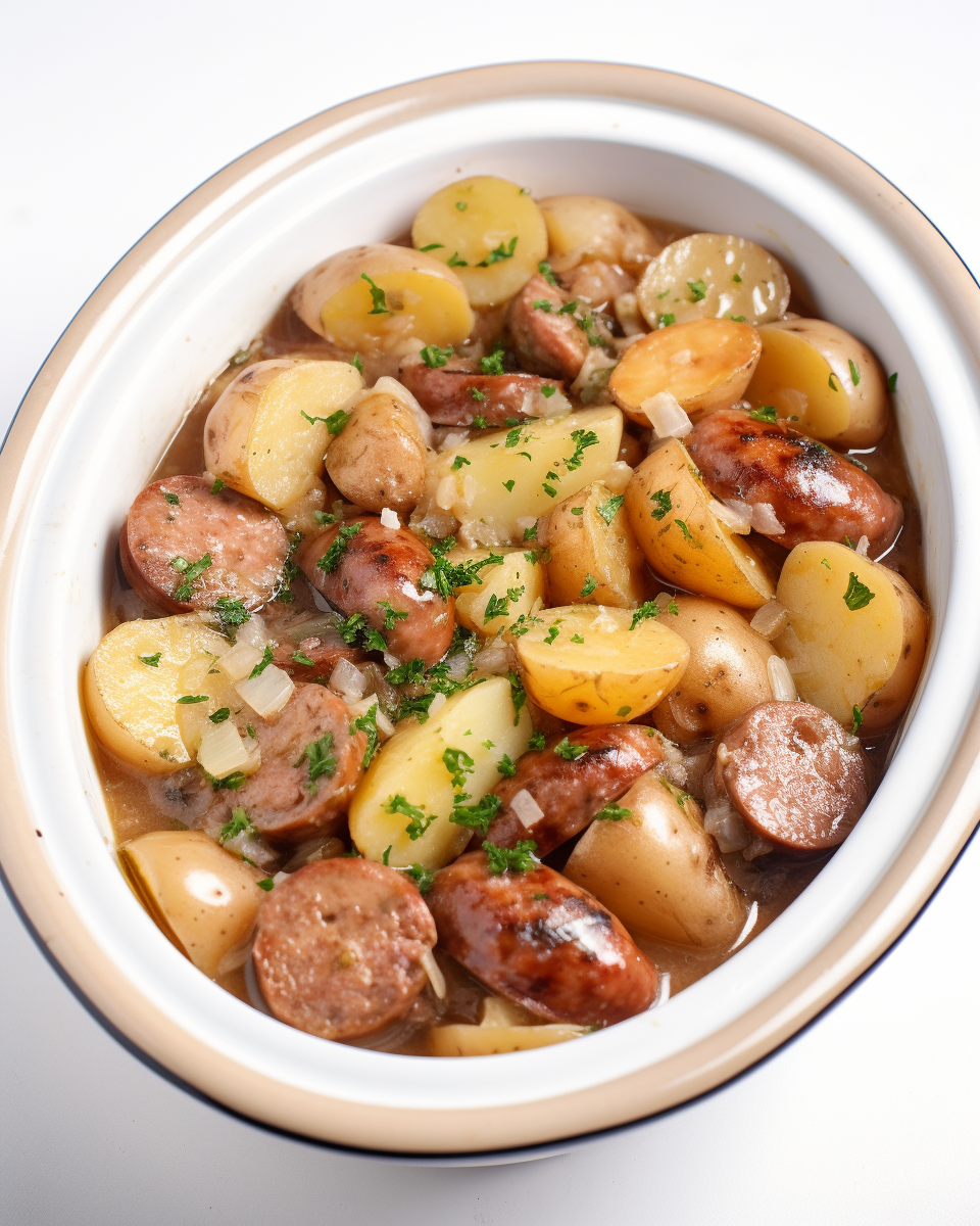 Crockpot Sausage and Potatoes