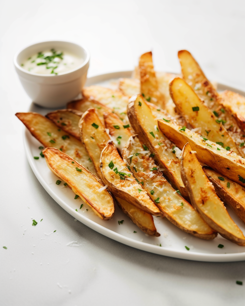 Garlic Parmesan Potato Wedges