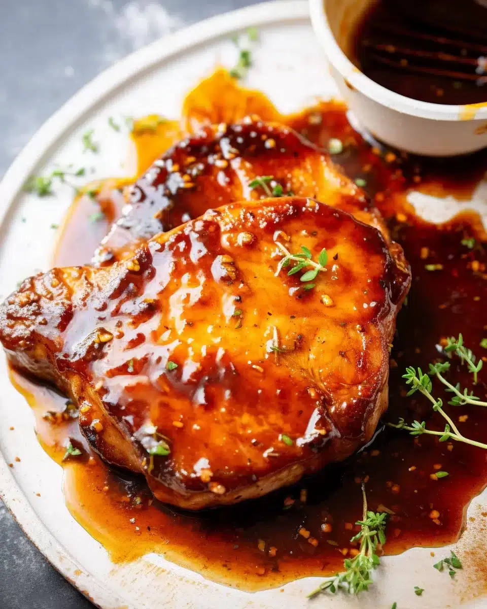 Honey Garlic Pork Chops