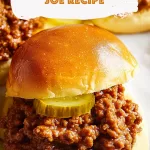 Homemade Sloppy Joe Recipe