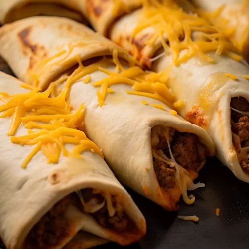 Loaded Cheesy Pocket Tacos