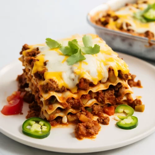 Mexican Lasagna Recipe with Beef