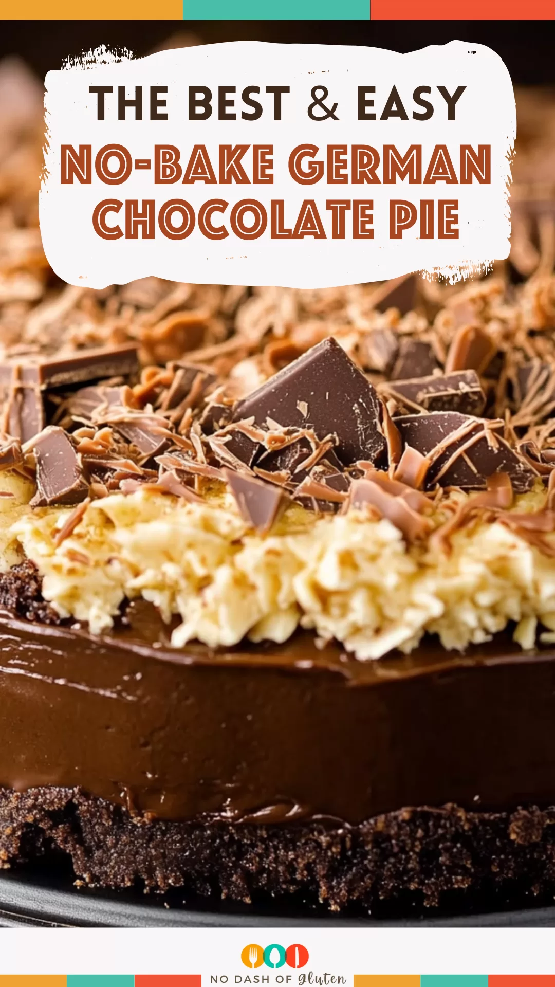 No-Bake German Chocolate Pie