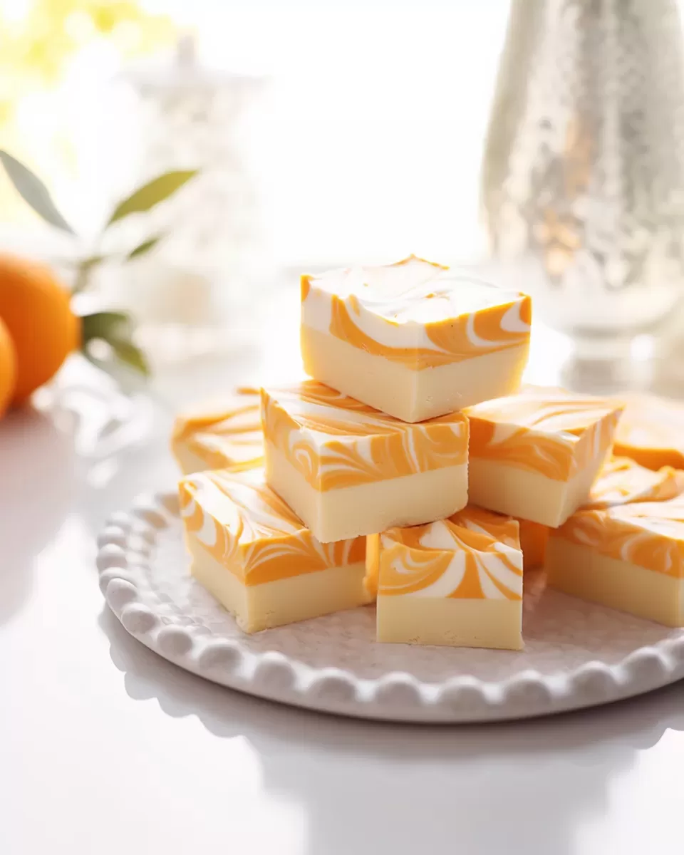 Orange Dreamsicle Fudge