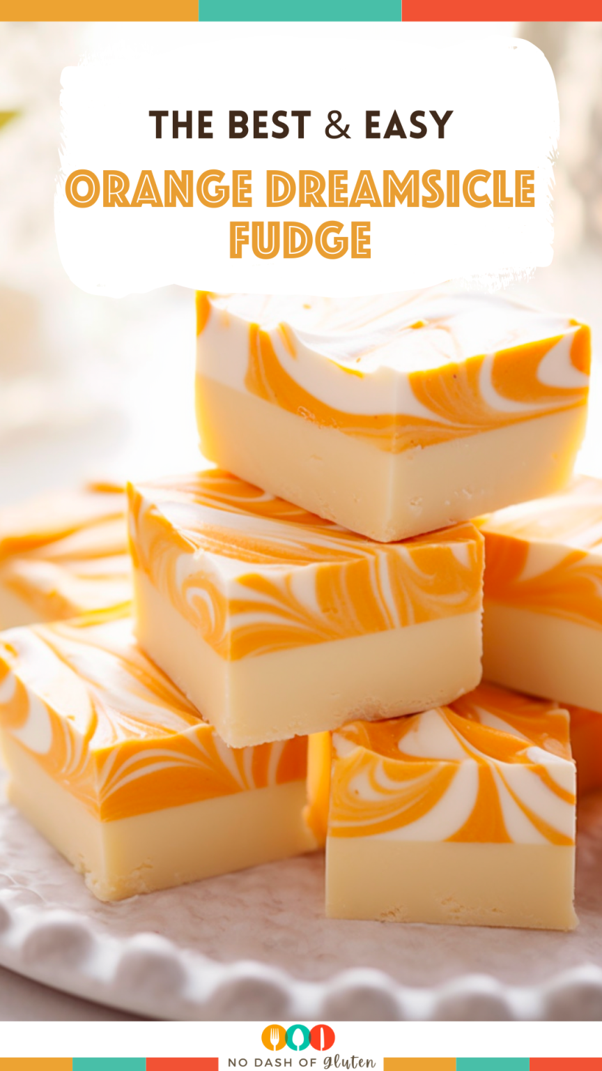 Orange Dreamsicle Fudge