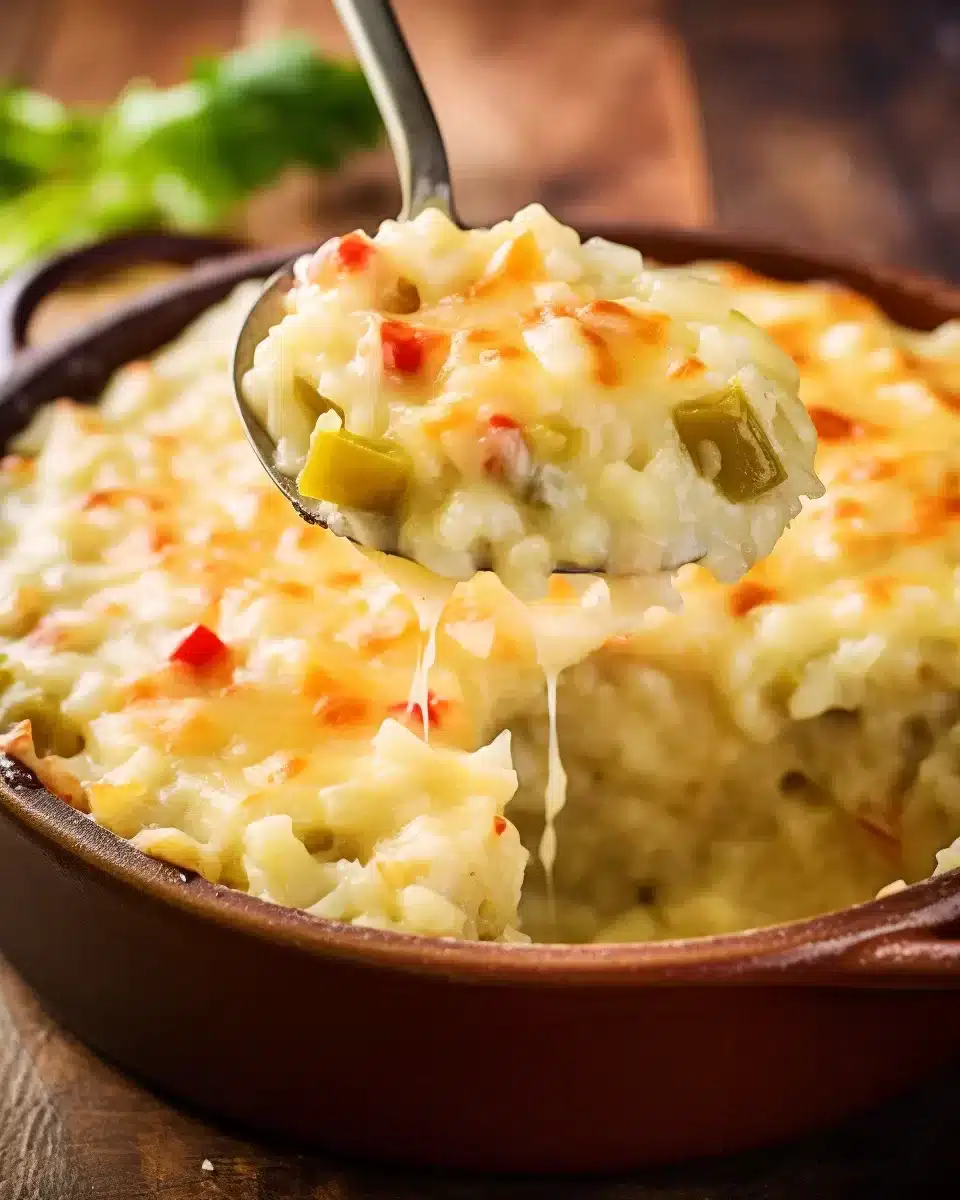 Pepper Jack Rice Bake