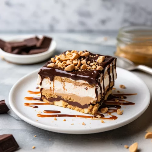 Peanut Butter Crunch Lasagna