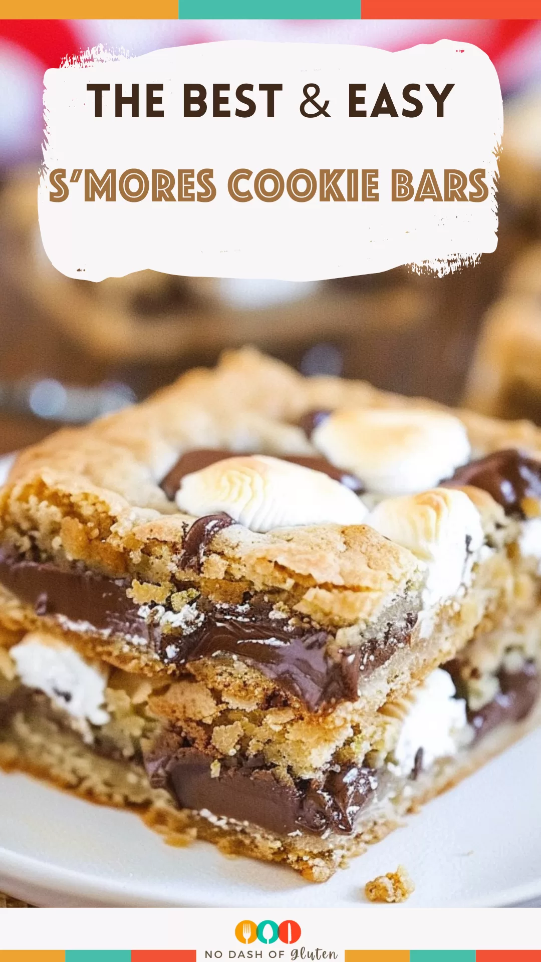 S’mores cookie bars