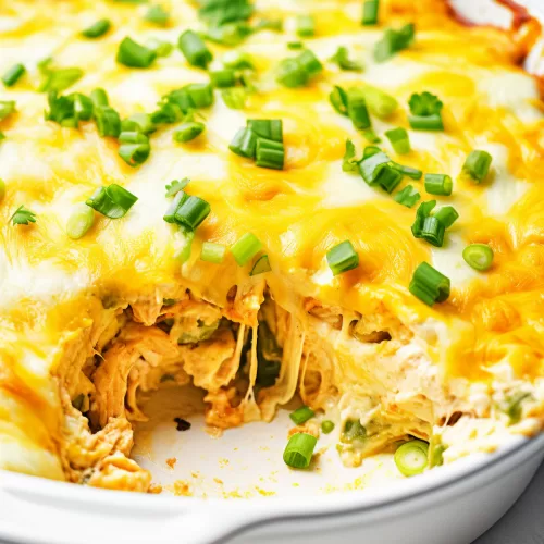 Sour Cream Chicken Enchilada Casserole