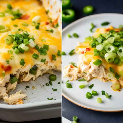 Sour Cream Chicken Enchilada Casserole