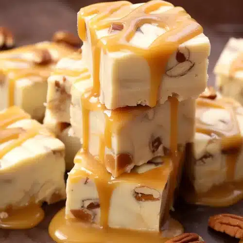 The Finest White Chocolate Caramel Pecan Fudge