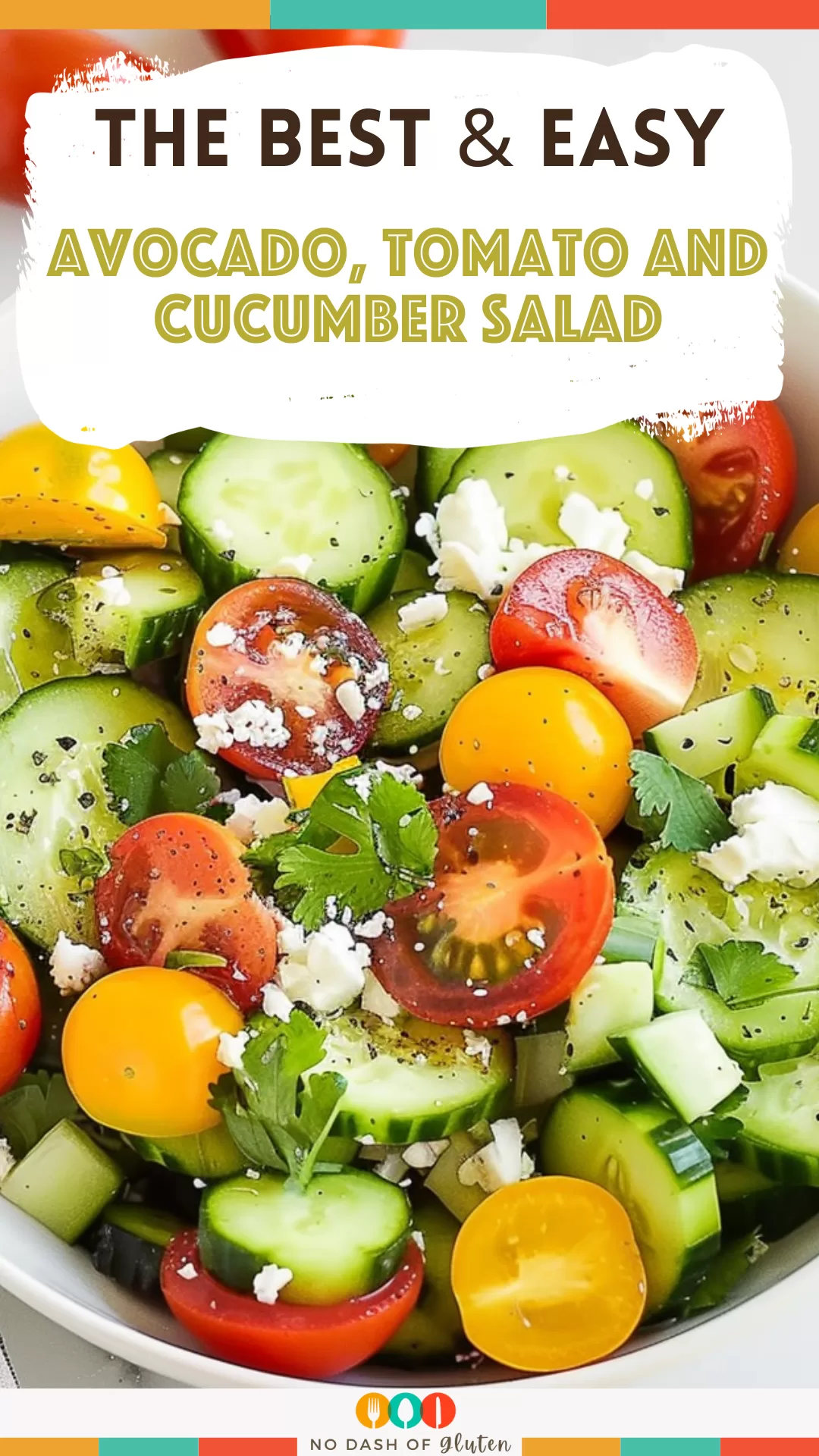 Avocado, Tomato and Cucumber Salad