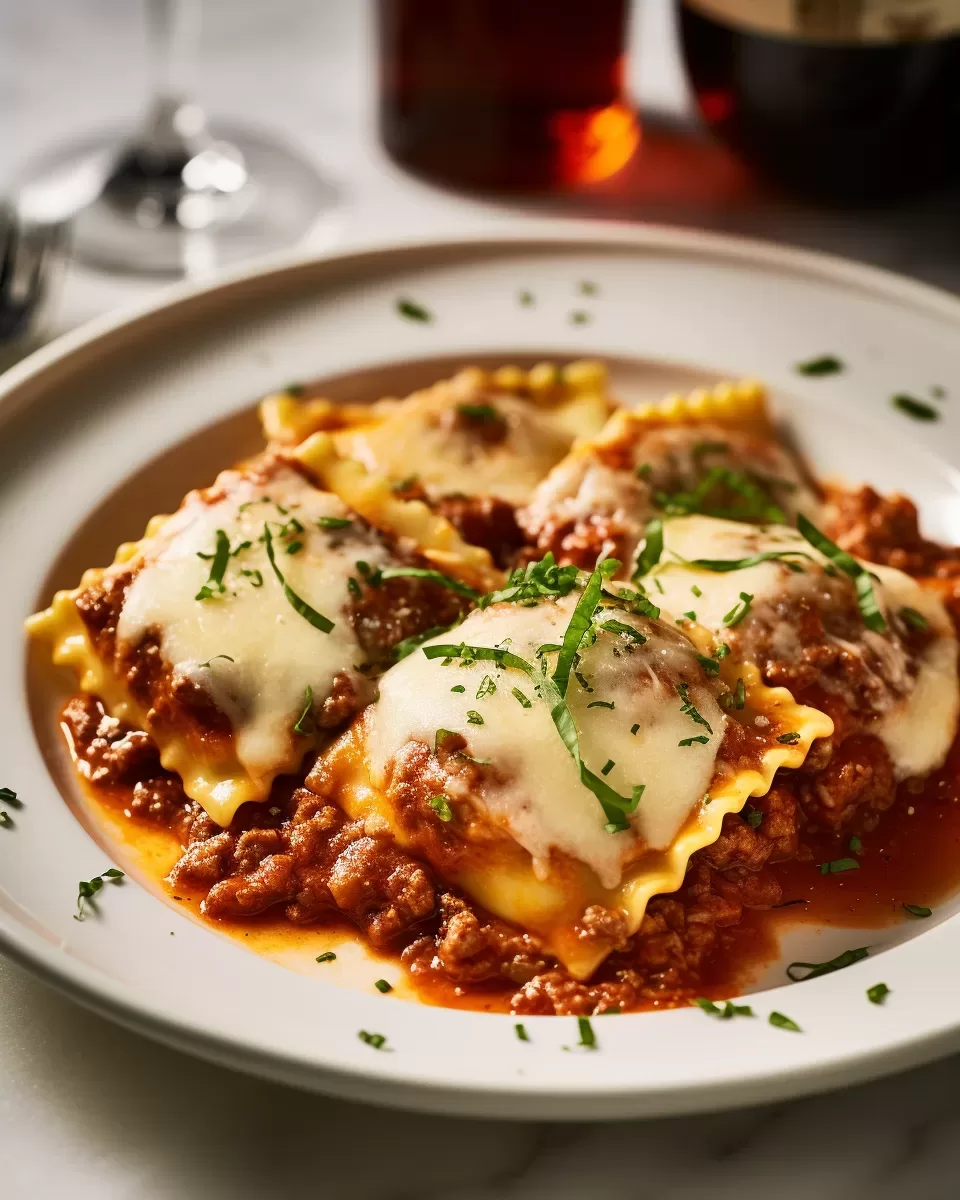 Easy Baked Ravioli Casserole