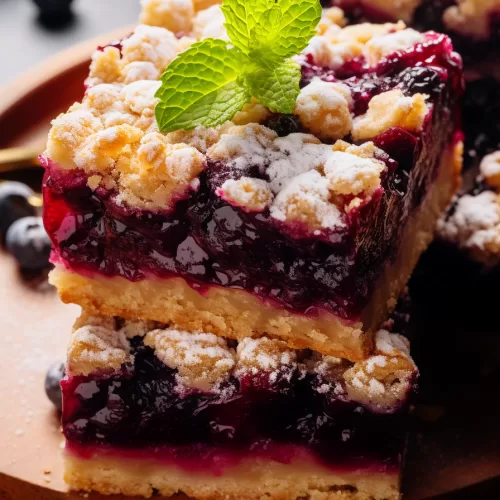 Blackberry Pie Bars