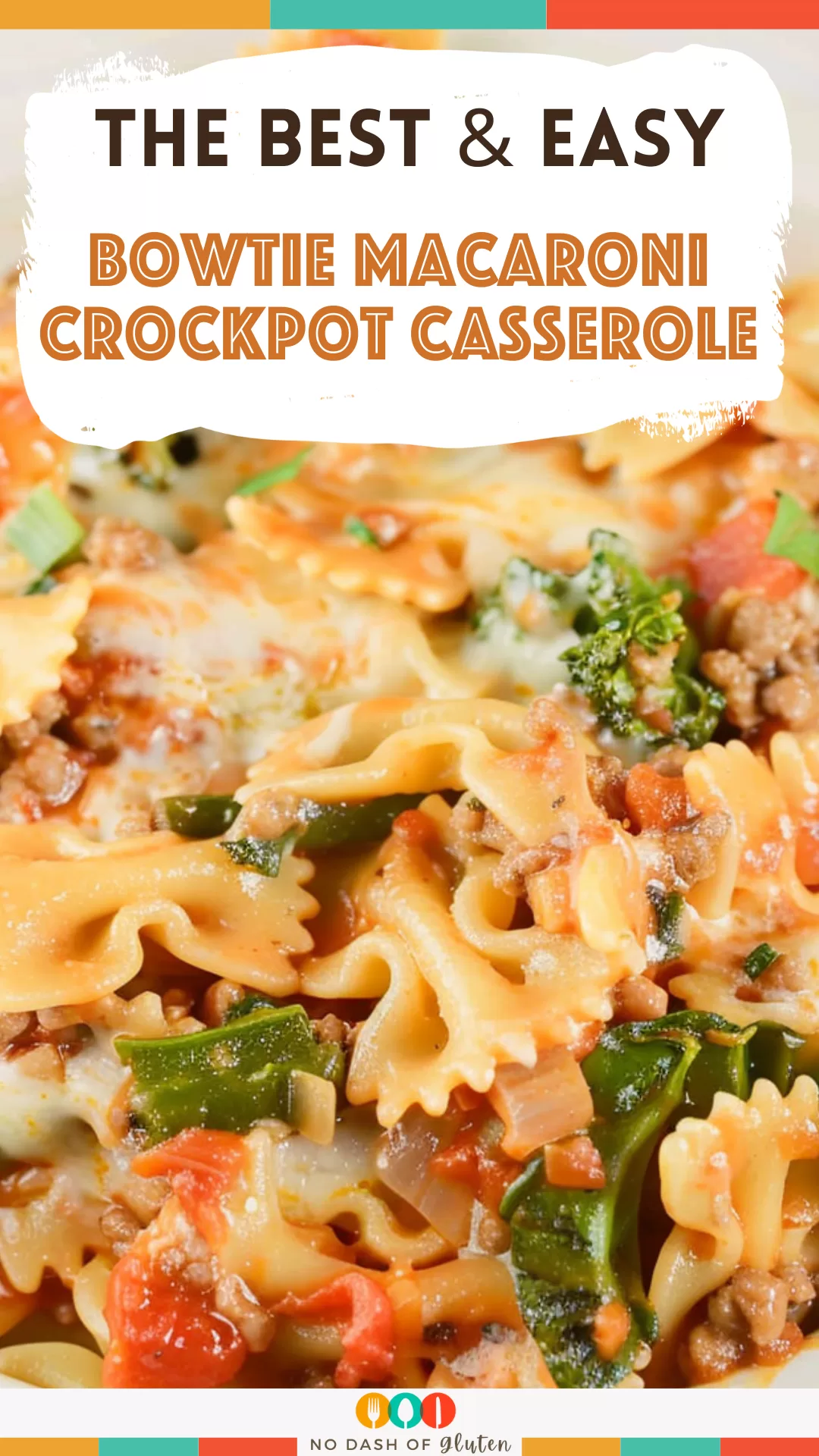 Bowtie Macaroni Crockpot Casserole