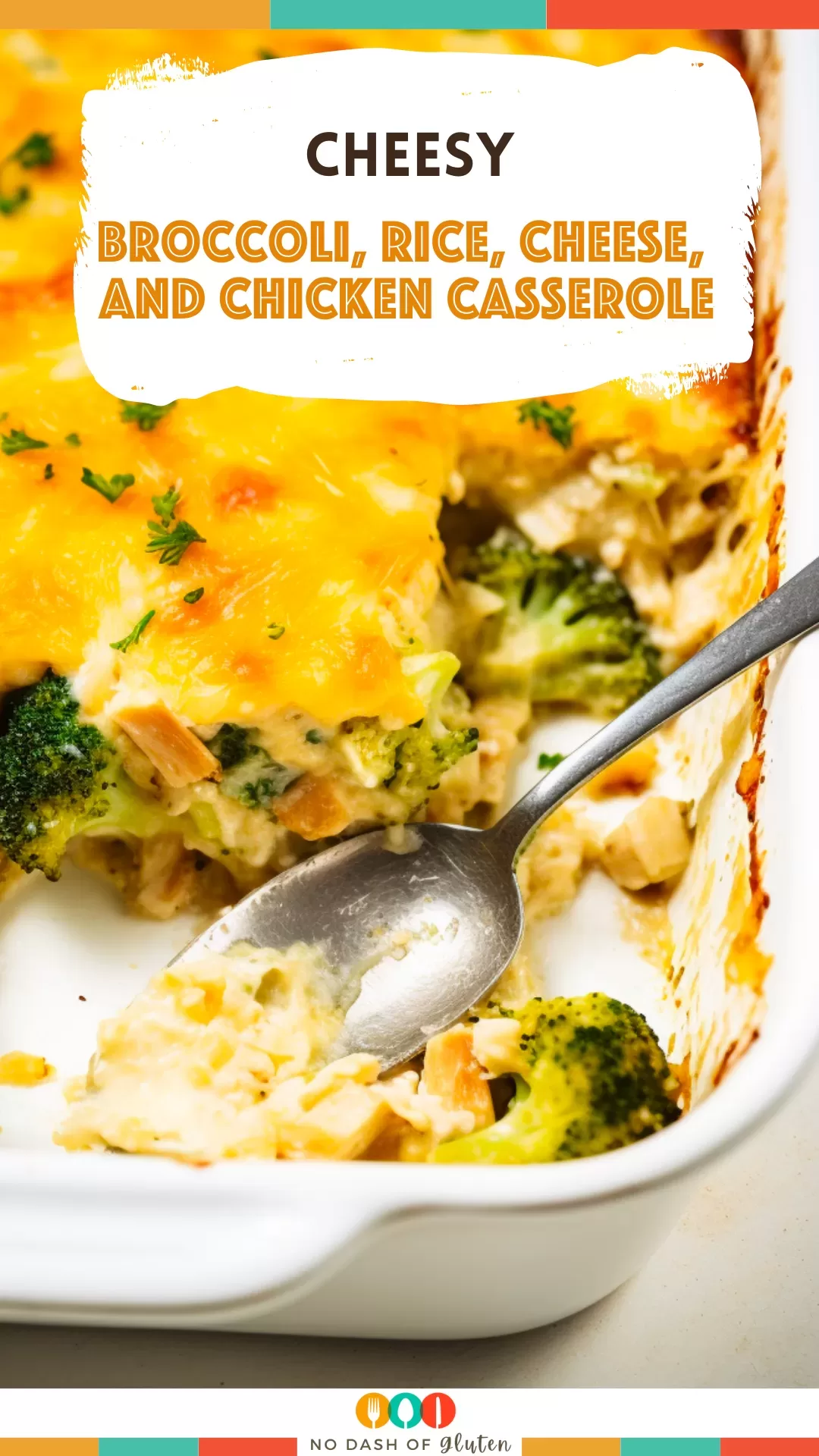 Broccoli, Rice, Cheese, and Chicken Casserole