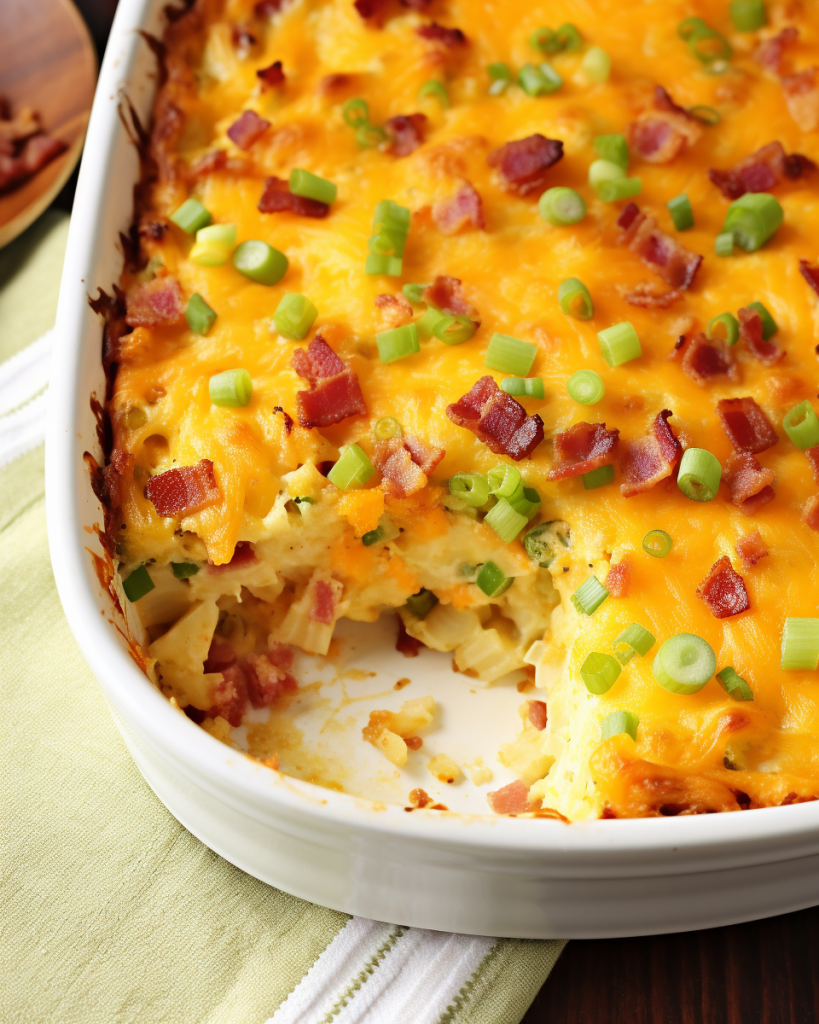 Bacon Egg And Hash Brown Casserole