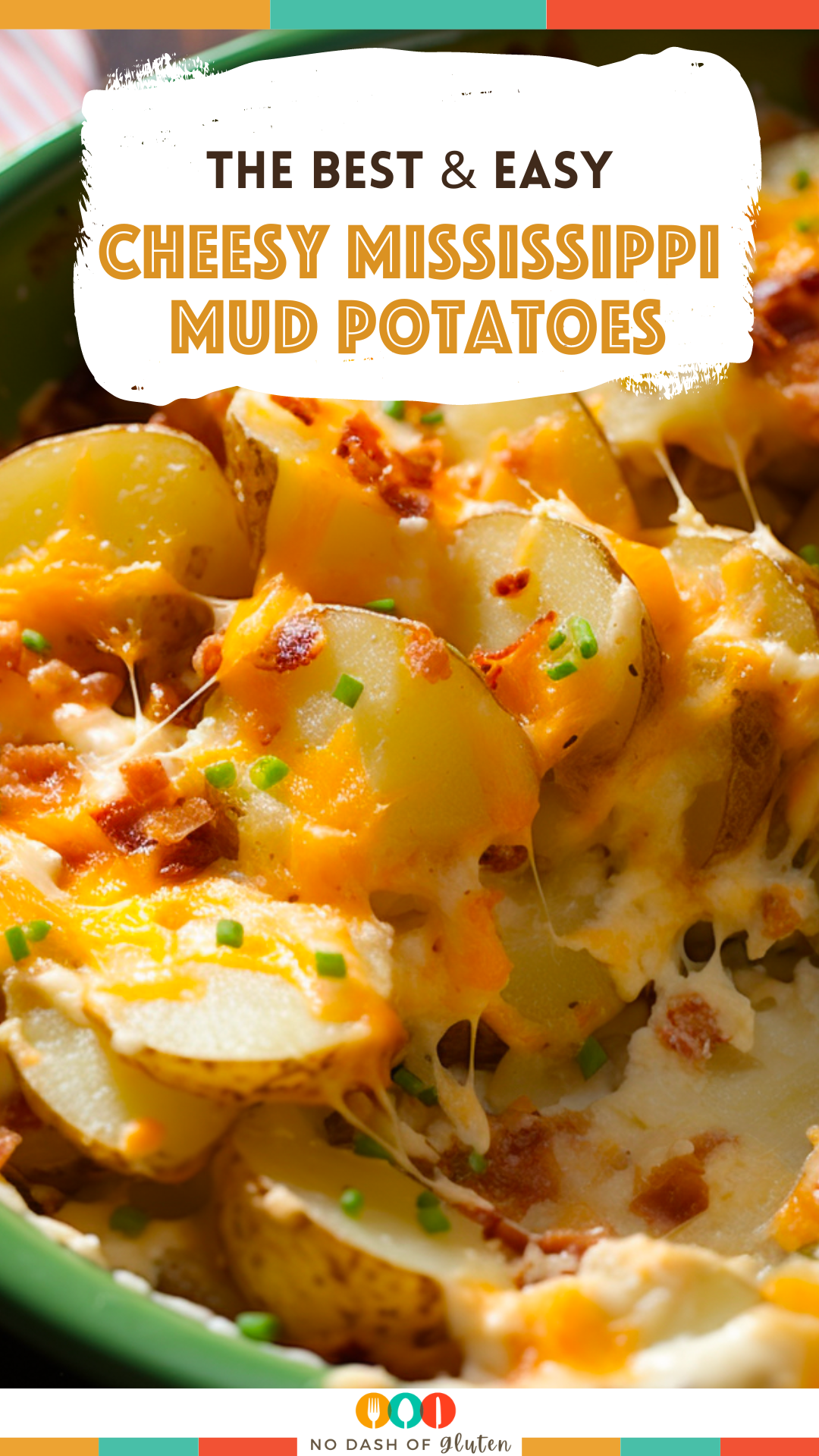 Cheesy Mississippi Mud Potatoes