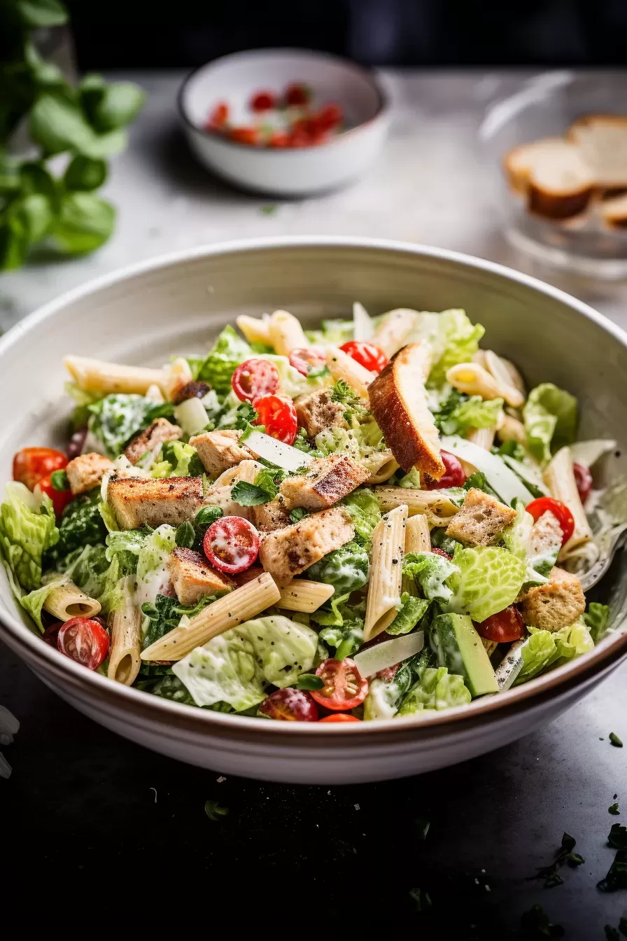 Chicken Caesar Pasta Salad