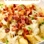 Chicken Ranch and Bacon Casserole