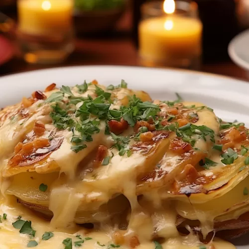 Creamy & Cheesy Au Gratin Potatoes