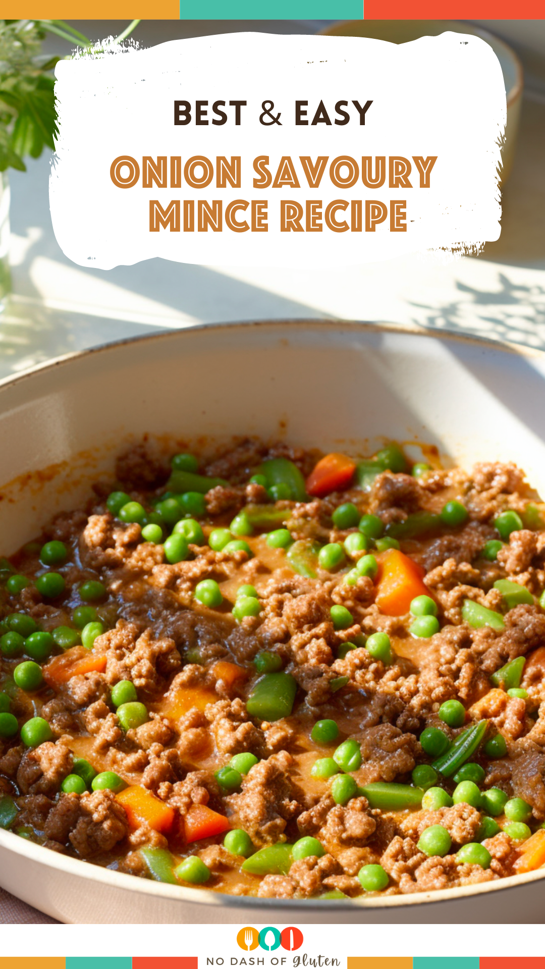 Easy Onion Savoury Mince Recipe - Pin This Recipe To Save It For Later!