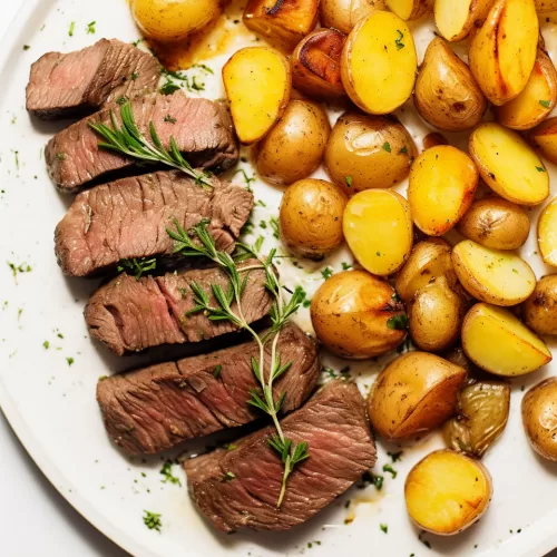 Garlic Butter Steak And Potatoes Skillet